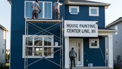 Professional house painters in Detroit MI providing expert exterior and interior painting services