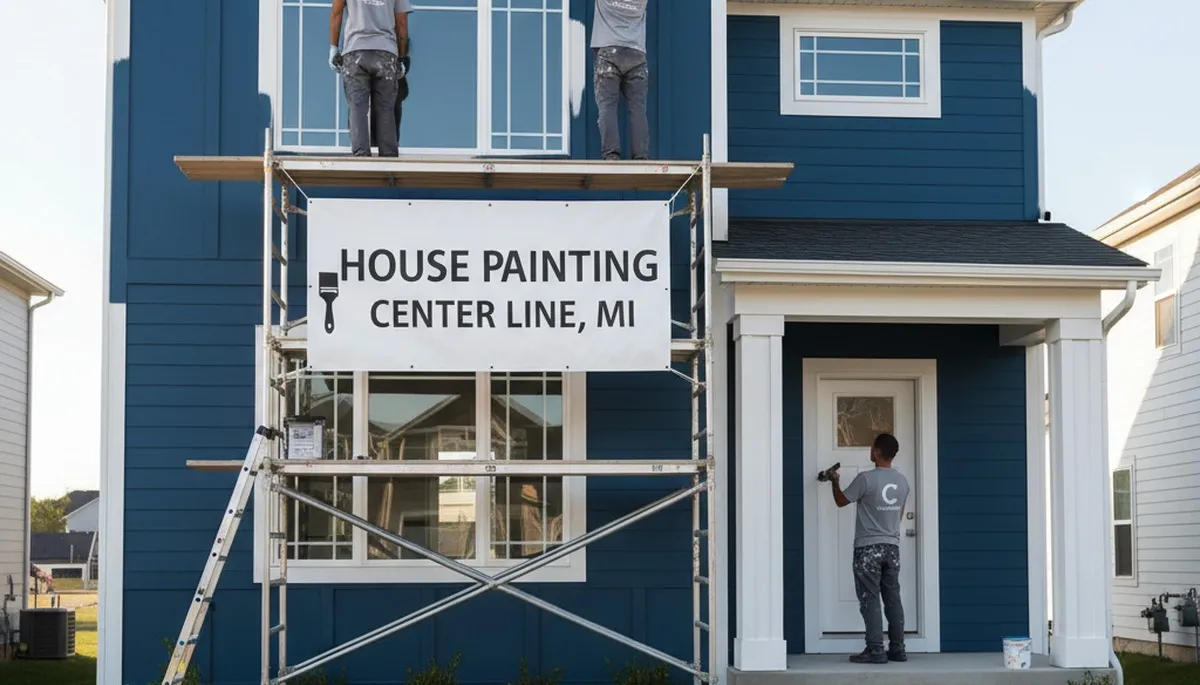 Professional house painters in Detroit MI providing expert residential exterior painting services
