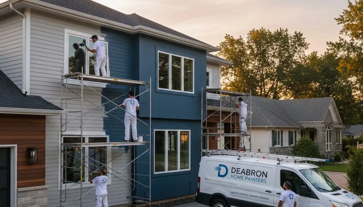 Professional house painters in Detroit MI providing expert exterior and interior painting services