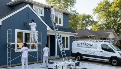 Detroit, MI house painting service by professional painters for residential interior and exterior projects