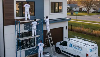 Professional house painters in Detroit MI providing expert residential exterior painting services