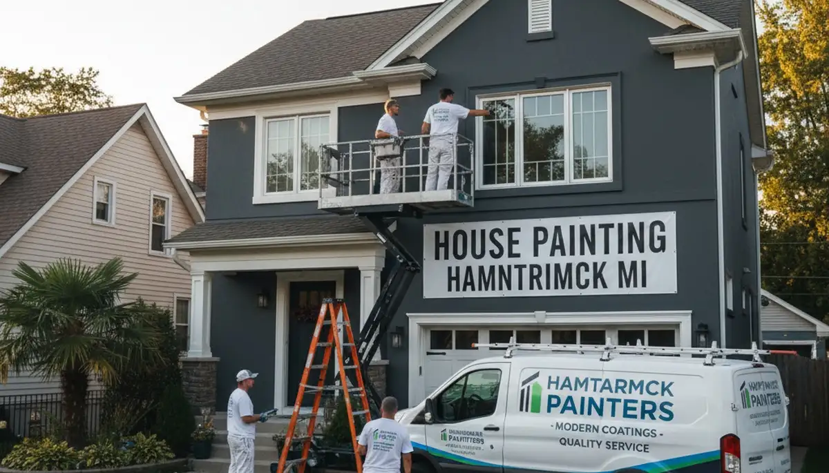 Professional house painters in Detroit MI providing exterior and interior painting services