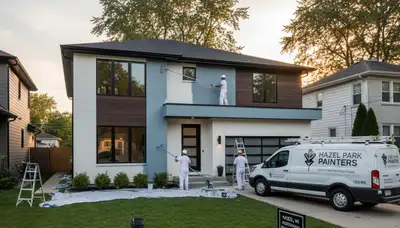 Professional house painters in Detroit MI providing expert exterior home painting services