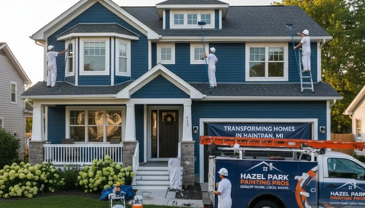 Professional house painters in Detroit MI providing expert exterior and interior painting services