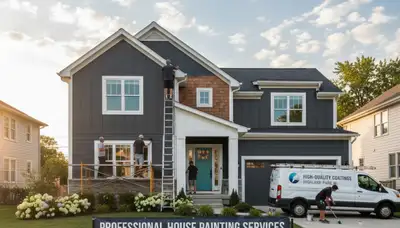 Professional house painters in Detroit MI providing exterior and interior painting services