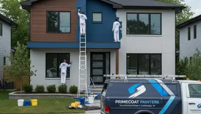 Professional house painters in Detroit MI providing expert residential exterior painting services