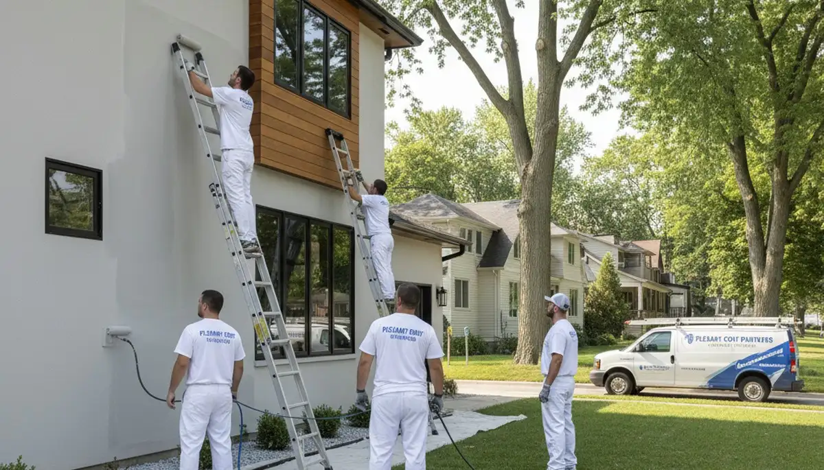 Detroit, MI house painting services by professional painters for interior and exterior home painting