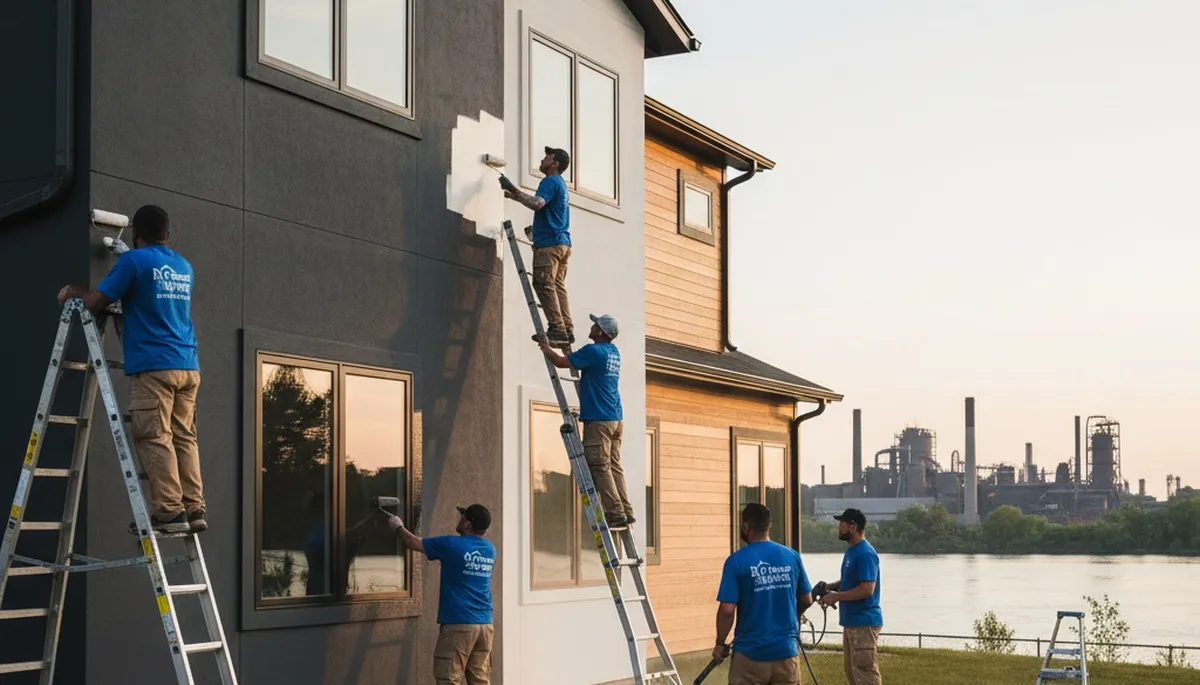 Detroit, MI house painting service by professional painters for residential exterior and interior projects