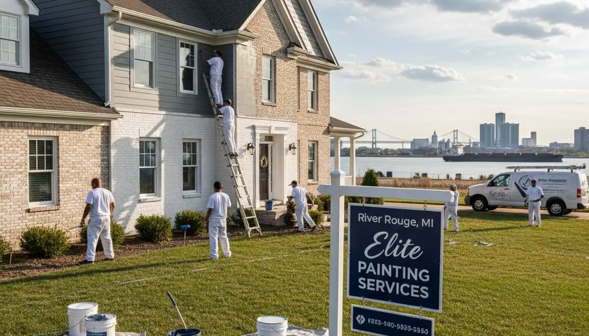 Detroit, MI house painting service by professional painters for interior and exterior homes