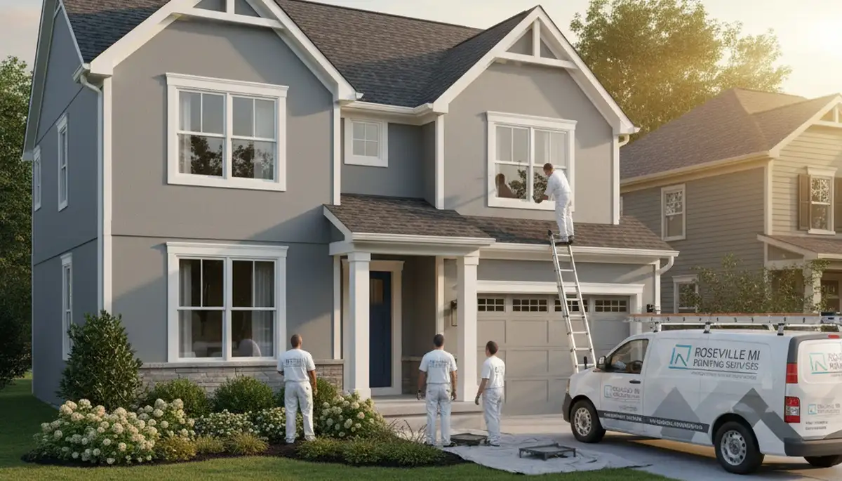 Detroit, MI house painting service for interior and exterior home painting by professional painters