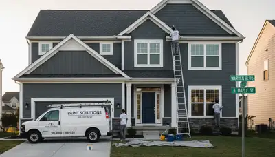 Professional residential painters in Detroit MI providing expert home exterior painting services